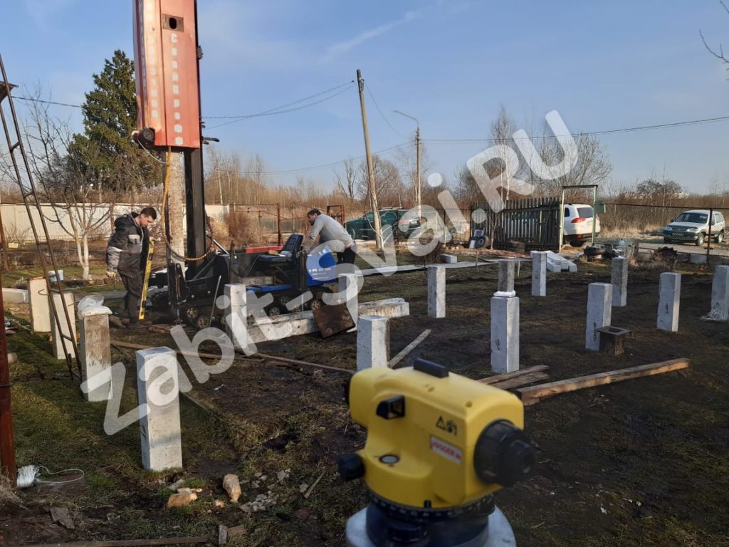 забивка свай ЛД 15 1024x768 - Забивка свай Ликино-Дулево