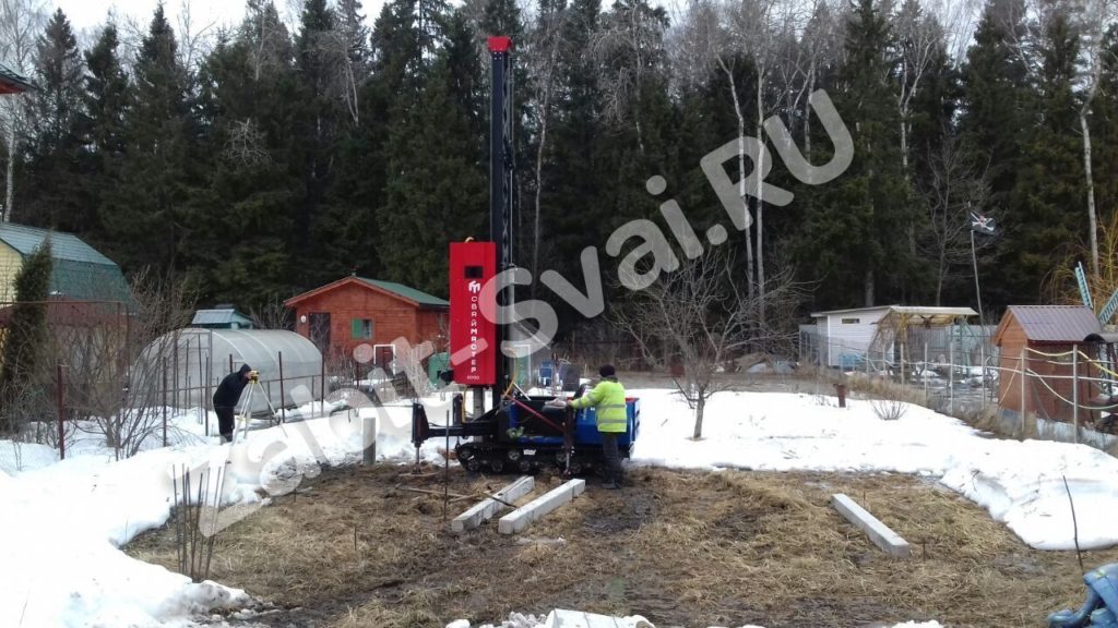 Забивка жб свай Электросталь 5 1024x576 - Забивка свай Электросталь