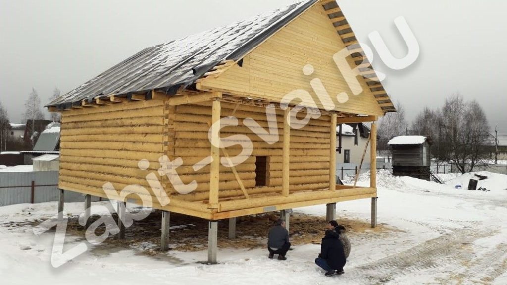 Забивка свай зимой в клинском районе 4 1024x576 - Забивка свай в Клинском районе