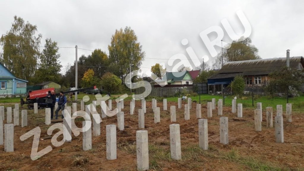 Забивка свай в Смоленской области 200х200 4 метра 3 1024x576 - Забивка свай - Смоленская область