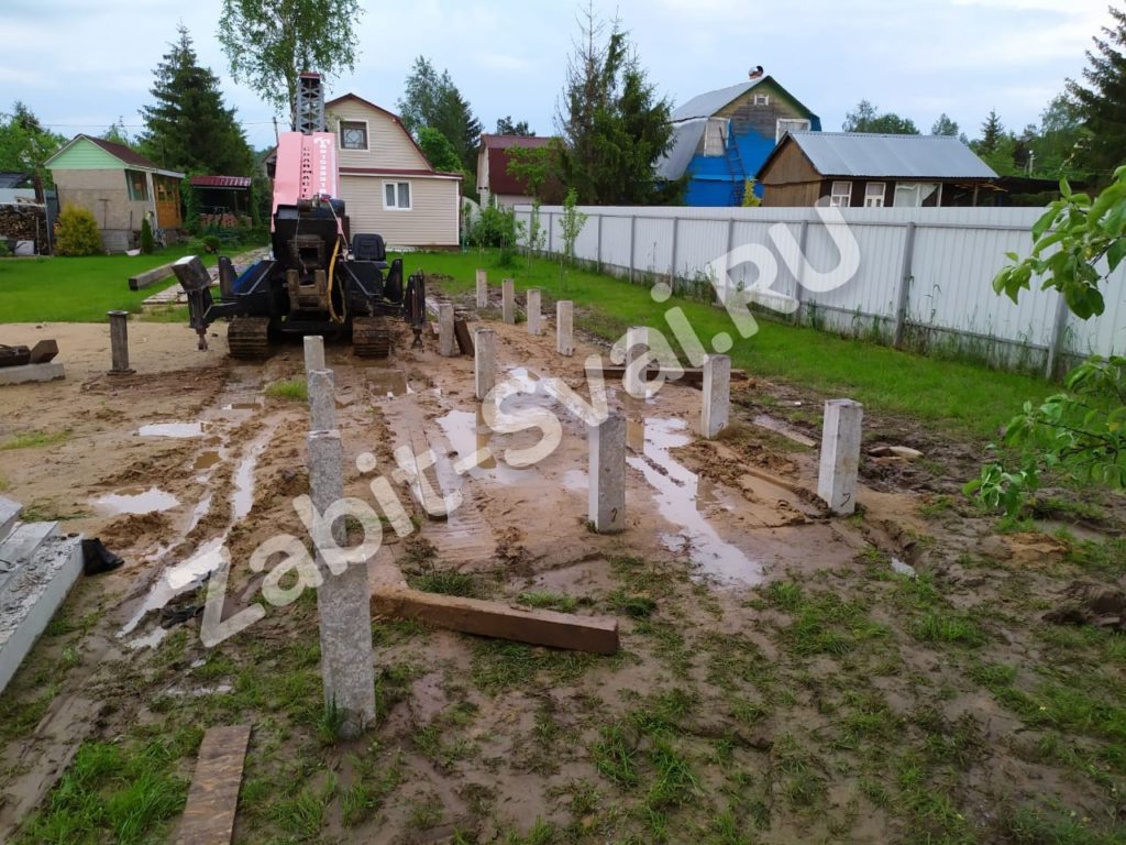 Забивка свай в Талдомком районе 6 1024x768 - Забивка свай в Талдомском районе
