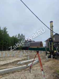 Забивные ЖБ сваи для дома из газосиликатного блока г.Орехово-Зуево