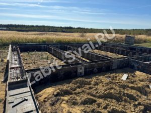 Фундамент свайно ростверковый на жб сваях под ключ д.Елизарово